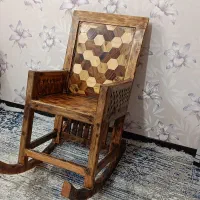 صندلی راک چوب گردو