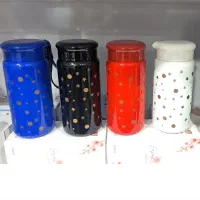 تراول ماگ اینجوی کهکشانی طرح ستاره درب پیچی بنددار