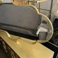 آینه کنسول طلایی
