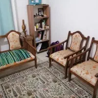 مبل چوبی. 8 نفره. در حد نو