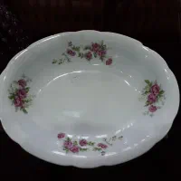 مرغ خوری عتیقه گل قرمز