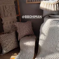 کوسن مکرومه