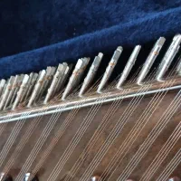 سنتور دو مهره ساور|سازهای سنتی|سنندج, |دیوار