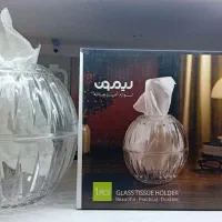 جا دستمال گرد شیشه ای
