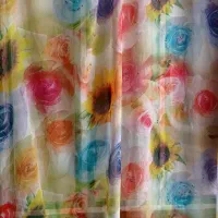 چادر رنگی و مشکی نگین دار