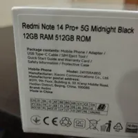 شیائومی redmi note 14 pro + 5g با حافظهٔ ۵۱۲|موبایل|تهران, گمرک|دیوار