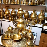 سماور ذغالی fifa برنجی مسی گازی زغالی|سماور، چای‌ساز، قهوه‌ساز|اصفهان, دستگرده|دیوار