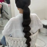 بیا برات این مدل شنیون با۲۲۰تومن بزنم