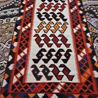 گلیم دستباف قشقایی|گلیم، جاجیم، گبه|جره و بالاده, |دیوار