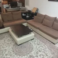 مبلمان ۵ نفره با میز وسط کار ترک فرش ماشینی ۶متری