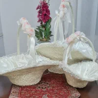 ست سبد بله برون و نامزدی|صنایع دستی و سایر لوازم تزئینی|هشتگرد, فاز ۷ مهستان|دیوار