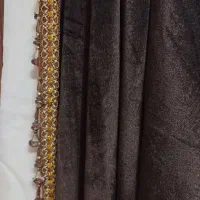 پرده ضخیم مخمل عرض ۲/۸۰   ارتفاع ۲/۸۰|پرده، رانر، رومیزی|اصفهان, کوی امیریه|دیوار