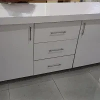 سرویس کابینت سینک شیرگازرومیزی شیشه ای هودمیزاپن