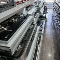 اجاق صفحه ایGas Stove/شاه کالا/استیل وشیشه