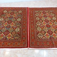 جفت قالیچه دستباف  کرک قم اعلا مناسب سرمایه گذاری