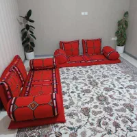 دو عدد شاهنشین 4 پشتی 4 بالشت