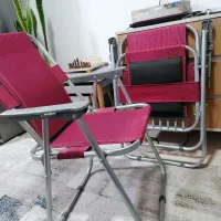 دو عدد صندلی تاشو تک نفر