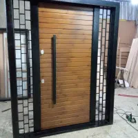 درب ضد سرقت با رویه ترمو وود/ درب داخلی/ درب اتاقی