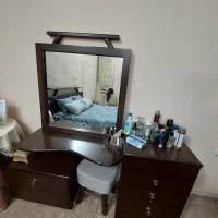 تخت خواب دو نفره با تشک|تخت و سرویس خواب|میبد, |دیوار