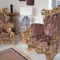 مبلمان پذیرایی ۹ نفره ومیز ناهارخوری ۸ نفره|مبلمان خانگی و میز عسلی|لاهیجان, کوه بیجار|دیوار