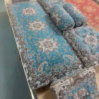 شاهنشین ترمه ۷تیکه یزدی در جشنواره کف ایران|پشتی|آمل, |دیوار