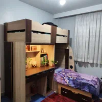 تخت دو طبقه کم جا