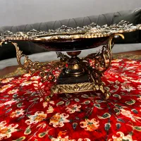 میوه خوری انتیک برنزی|ظروف سرو و پذیرایی|نسیم‌شهر, |دیوار