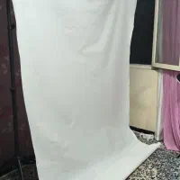 بکدراپ پارچه ای سفید