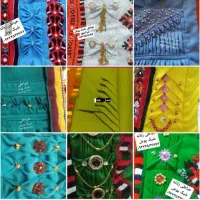 آموزش خیاطی وصل  لباس بلوچی