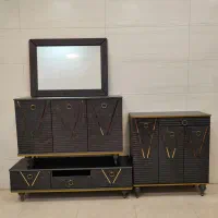 ست آینه کنسول و میز تلویزیون و جاکفشی