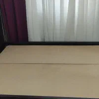 تخت دو نفره به همراه تشک و رو تختی و بالشت روتختی|تخت و سرویس خواب|فولادشهر, B6|دیوار