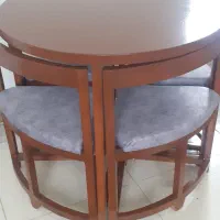 میز ناهارخوری کم جا ۴نفره