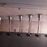 بخاری قارچی فضای باز ، هیتر رستورانی، باغی و کافه‌