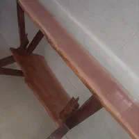 زیر تلویزیونی چوبی روستیک