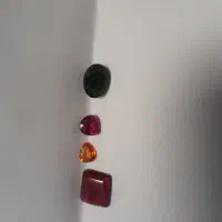 یاقوت های معدنی نچرال و بدون بهسازی و الماس طبیعی