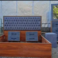 سرویس خواب دو نفره تک نفره ویولت|تخت و سرویس خواب|تبریز, |دیوار