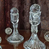 شمعدان کریستال اصل  اسلوونی