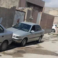 سمند آخر۸۳خانگی رنگ سند بژهس..