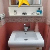 روشویی پی وی سی با آینه