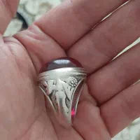انگشتر نقره ی اصل قدیمی