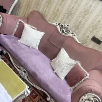 مبل ۹ نفره چوب گردو فوق العاده تمیز|مبلمان خانگی و میز عسلی|گرمسار, |دیوار