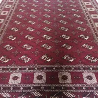 2 تخته فرش ترکمن دستباف