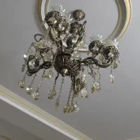 لوستر برنجی|لوستر و چراغ آویز|احمدآبادمستوفی, |دیوار