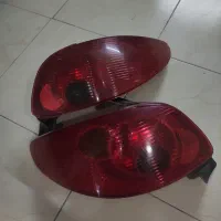 چراغ خطر عقب ۲۰۶ و رادیاتور ۲۰۶