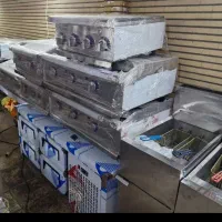 اجاق گاز صنعتی گریل و یخچال زیر گریل و سرخ کن|کافیشاپ و رستوران|تهران, تهرانپارس غربی|دیوار
