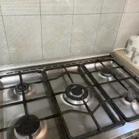 اجاق گاز ۵شعله طرح فر استیل|اجاق گاز و لوازم برقی پخت‌وپز|کرج, مهرویلا شمالی|دیوار