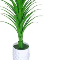 فنس چمنی مصنوعی، گل آلوورا و چوب ترموود