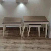 میز عسلی سفید کاملا نو