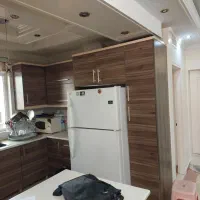 کابینت با سینکو هود ام دی اف زیر لگنی pvc زد اب