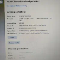 لبتاپ DELL با رم۸ و پردازنده i7 دوهارد SSD و HDD|رایانه همراه|بجنورد, |دیوار